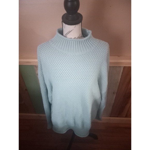 ZESICA Women's Fall Long Sleeve Turtleneck Casual Loose Chunky Knitted Pullover - Picture 1 of 8